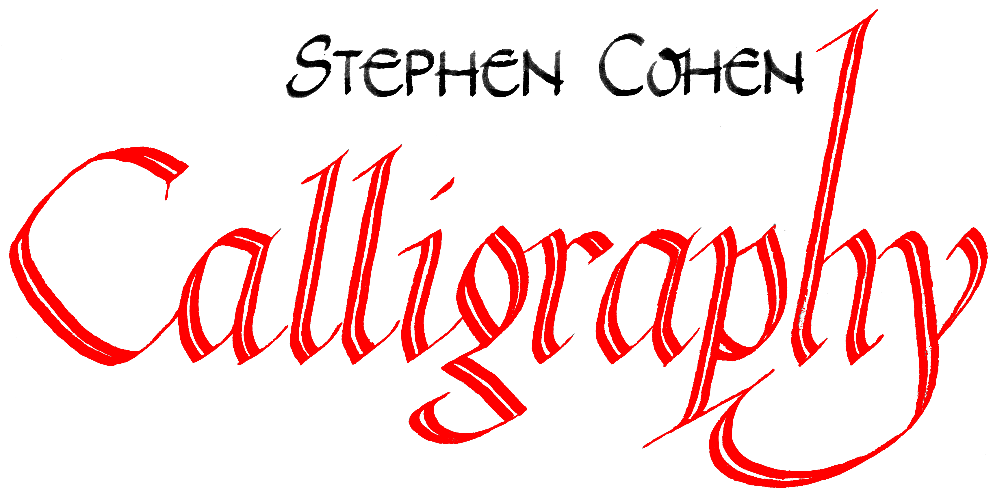 Stephen Cohen Calligraphy